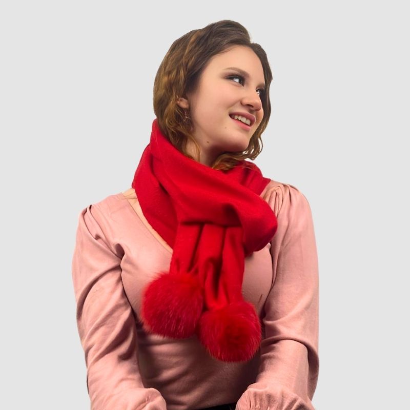 100% Cashmere Scarf 27cm wide by 180cm long