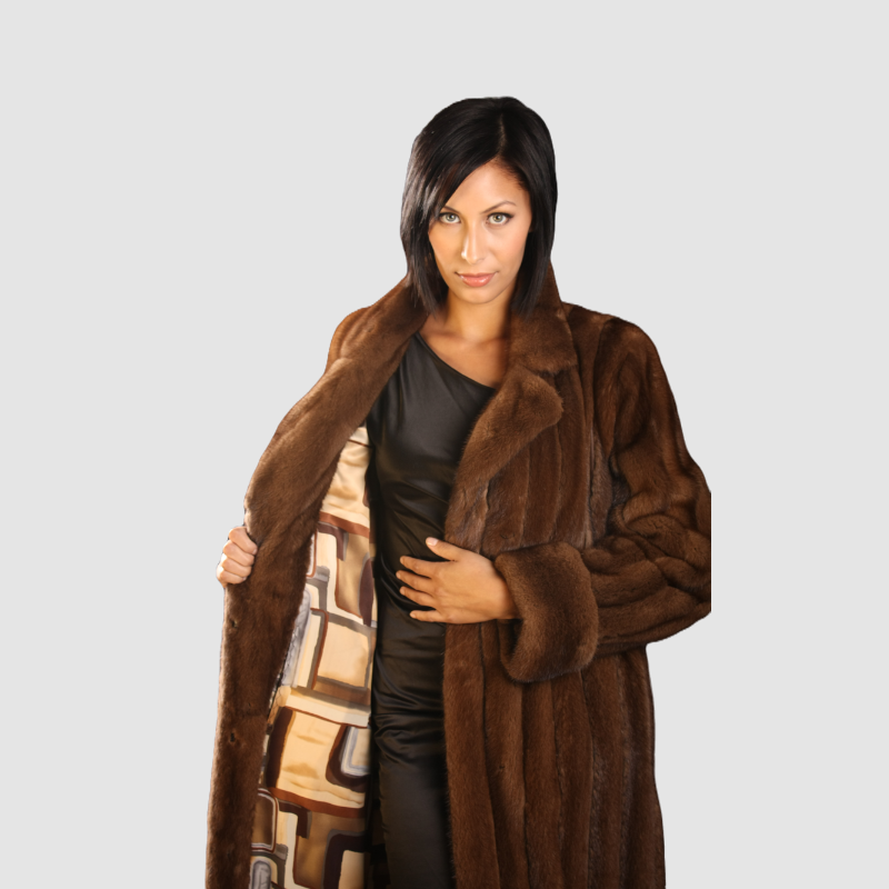 【高級】Demi Buff Mink ミンクファーショール デミバフ ナチュラル Natural Demi Buff Mink Coat