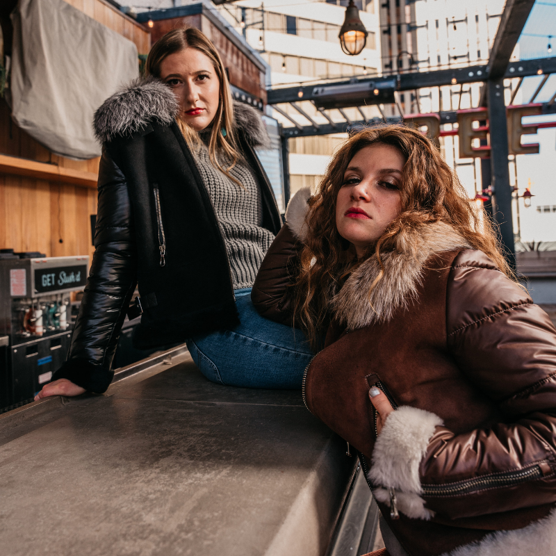 STEFANO Shearling & Fabric Jacket - Fox Collar