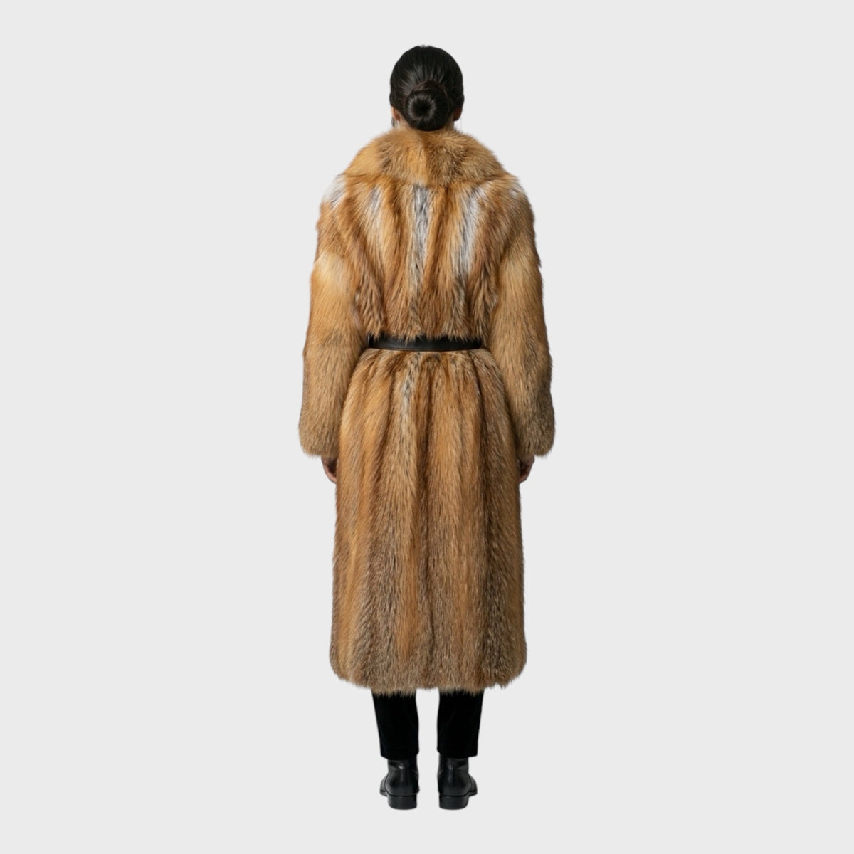 Natural Golden Fox Full-Length Coat