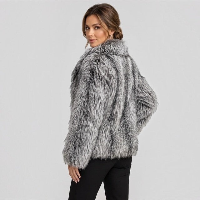 Natural Silver Fox Jacket