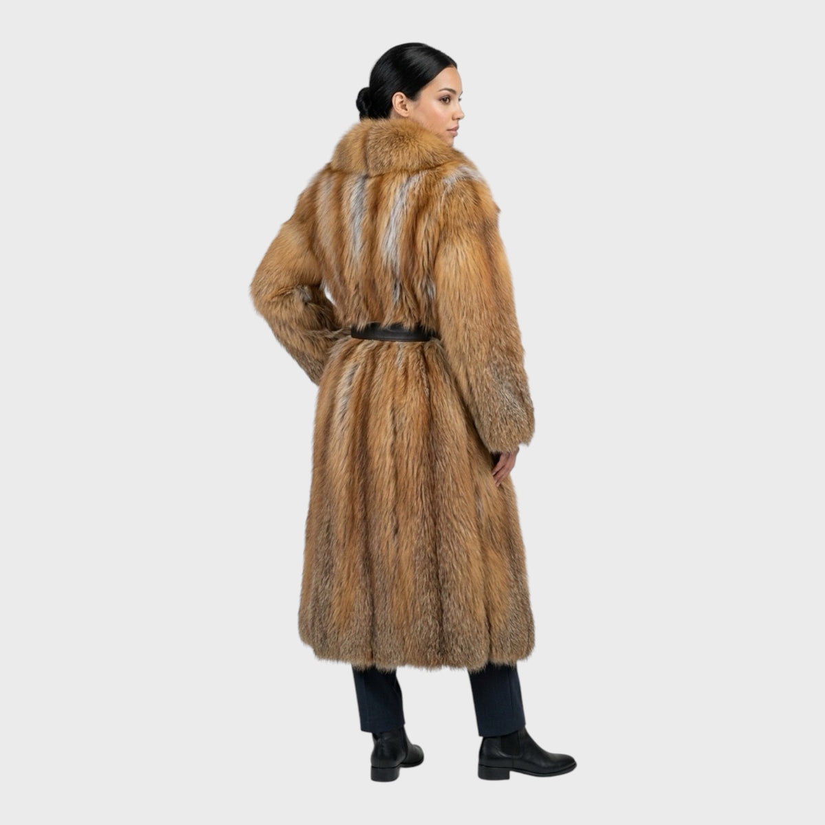 Natural Golden Fox Full-Length Coat