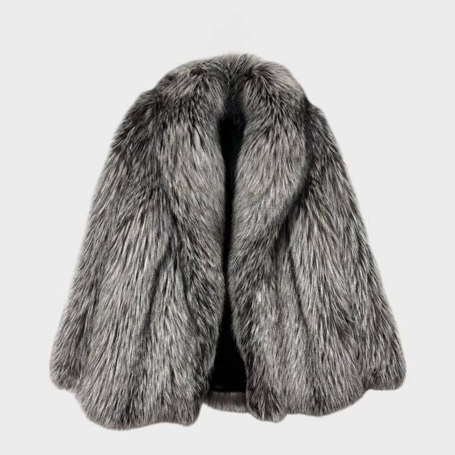 Natural Silver Fox Jacket