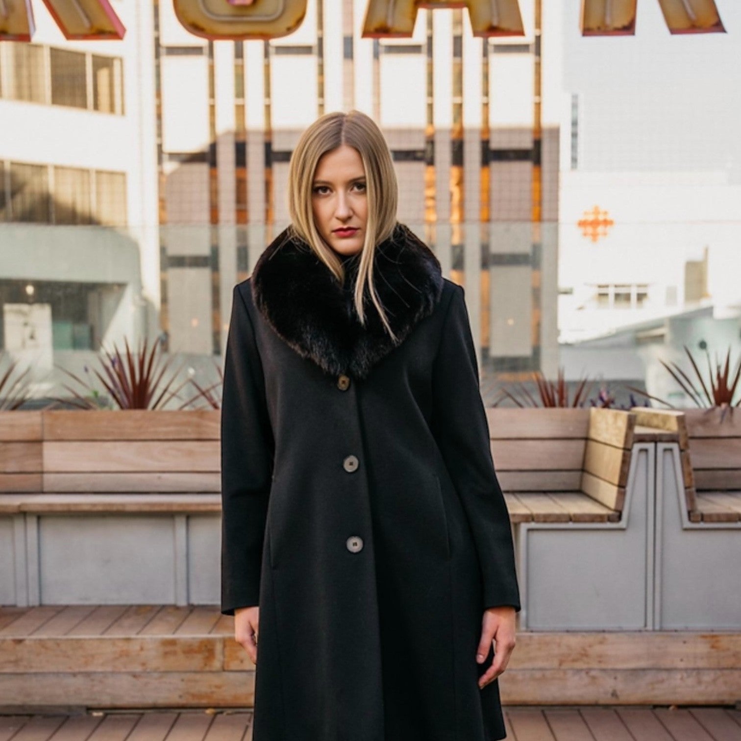 Loro Piana Superfine Wool Coat - Detachable Fox Collar