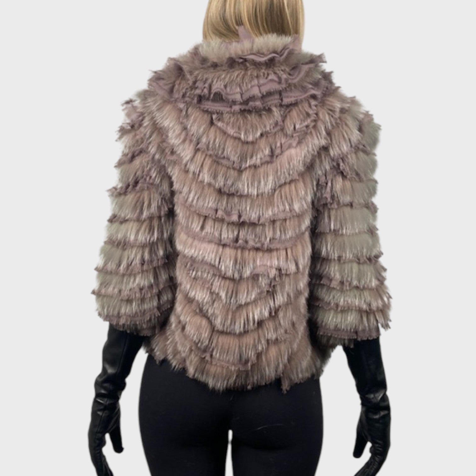 Fox & Silk Lace Jacket - Smoky Pink