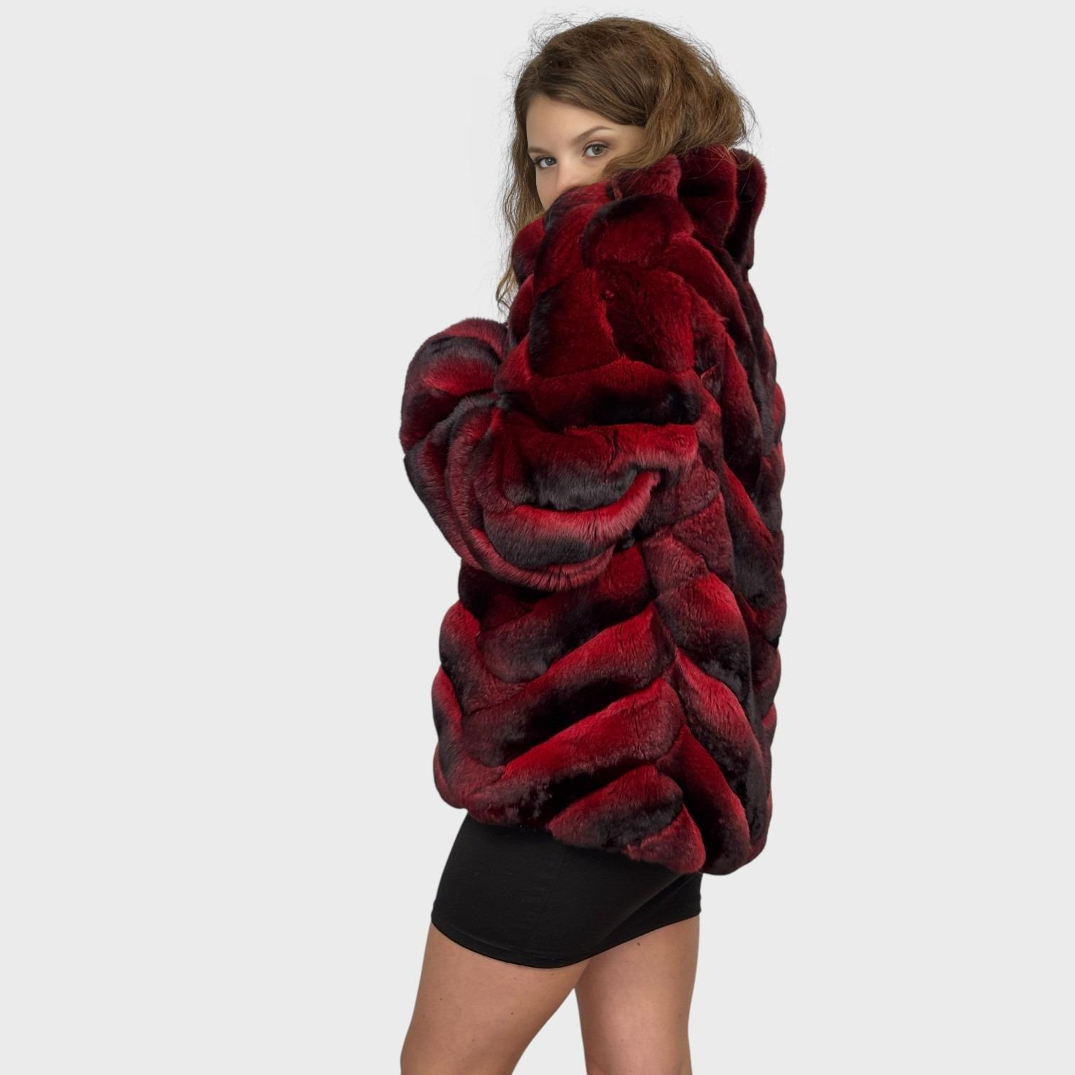 Volcano Dyed Chinchilla Jacket