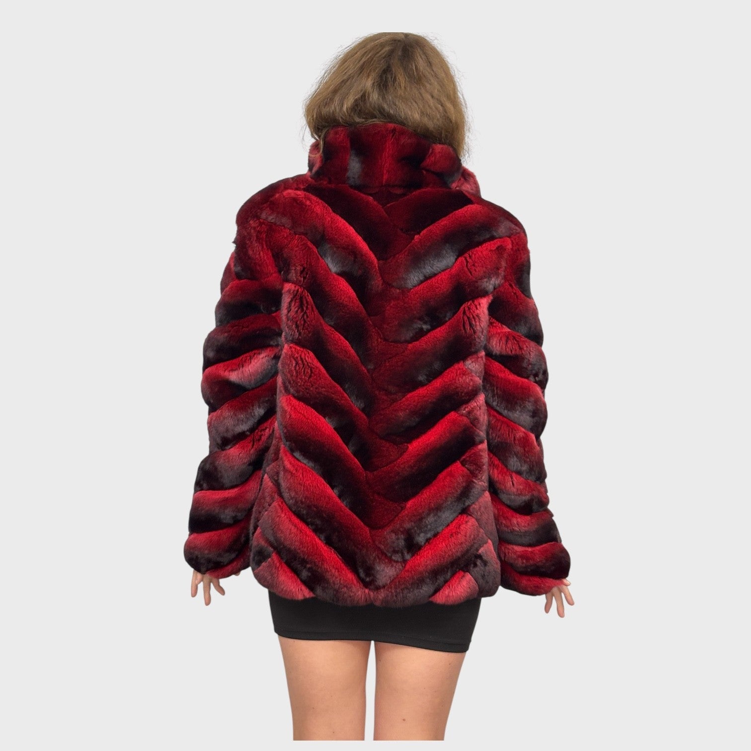 Volcano Dyed Chinchilla Jacket