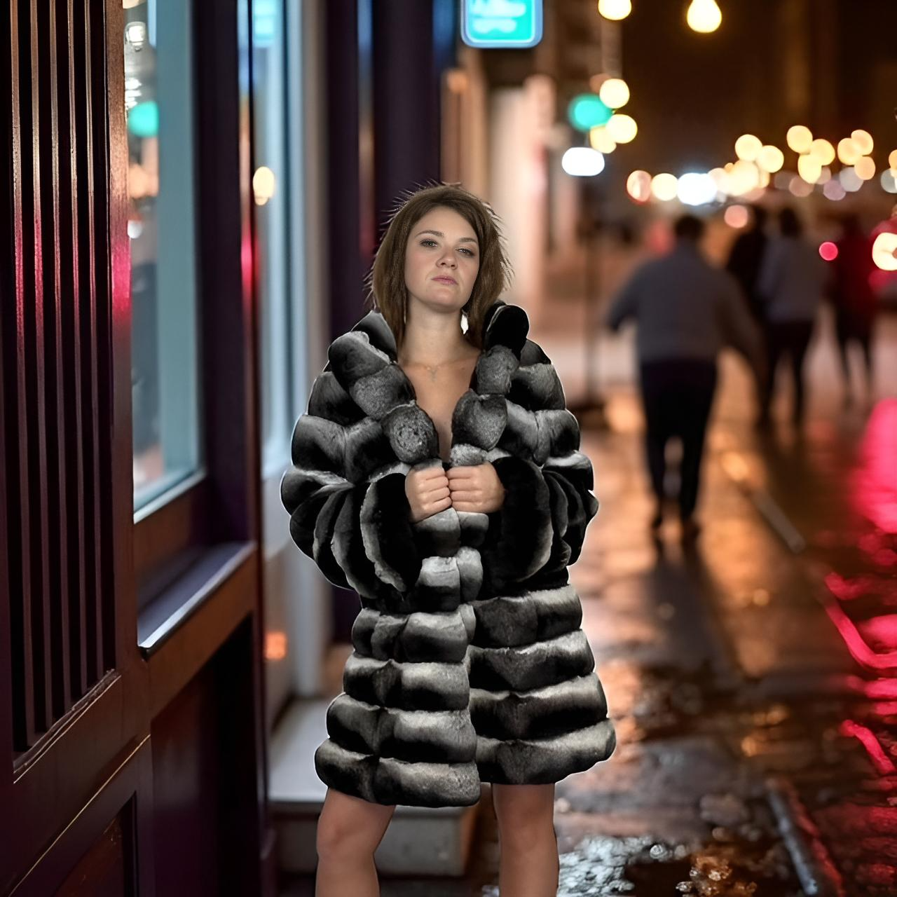 Natural Chinchilla Jacket