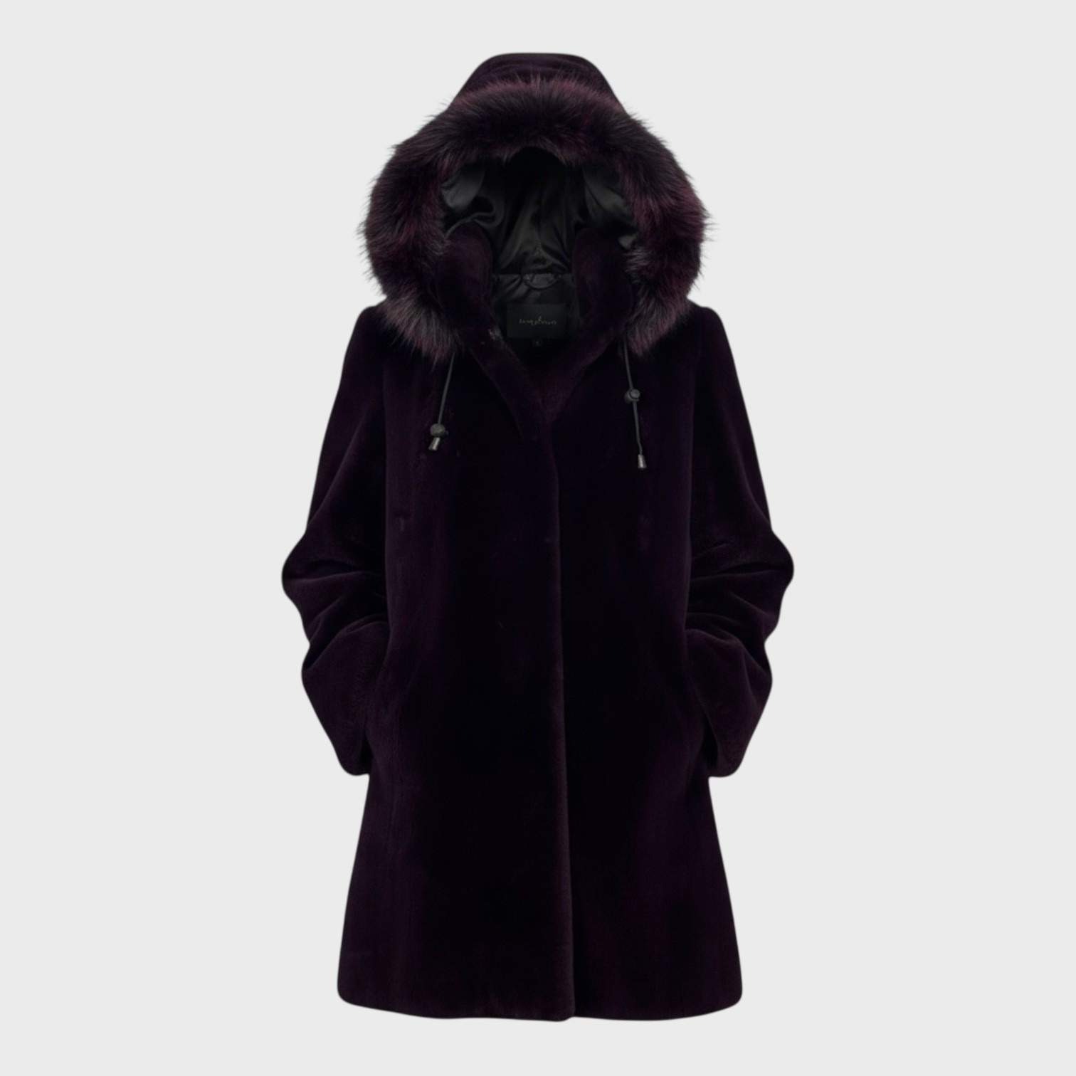 Sheared Beaver Dyed Jacket - Detachable Hood Fox Trim