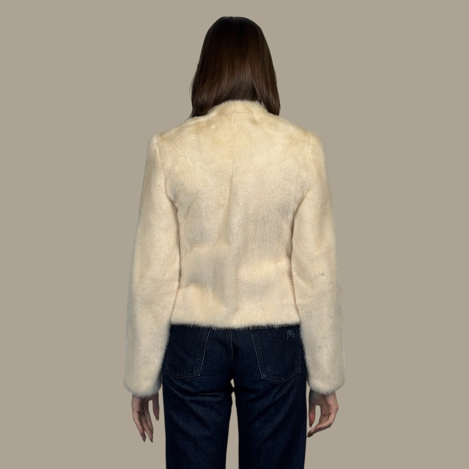 White Short Mink Jacket