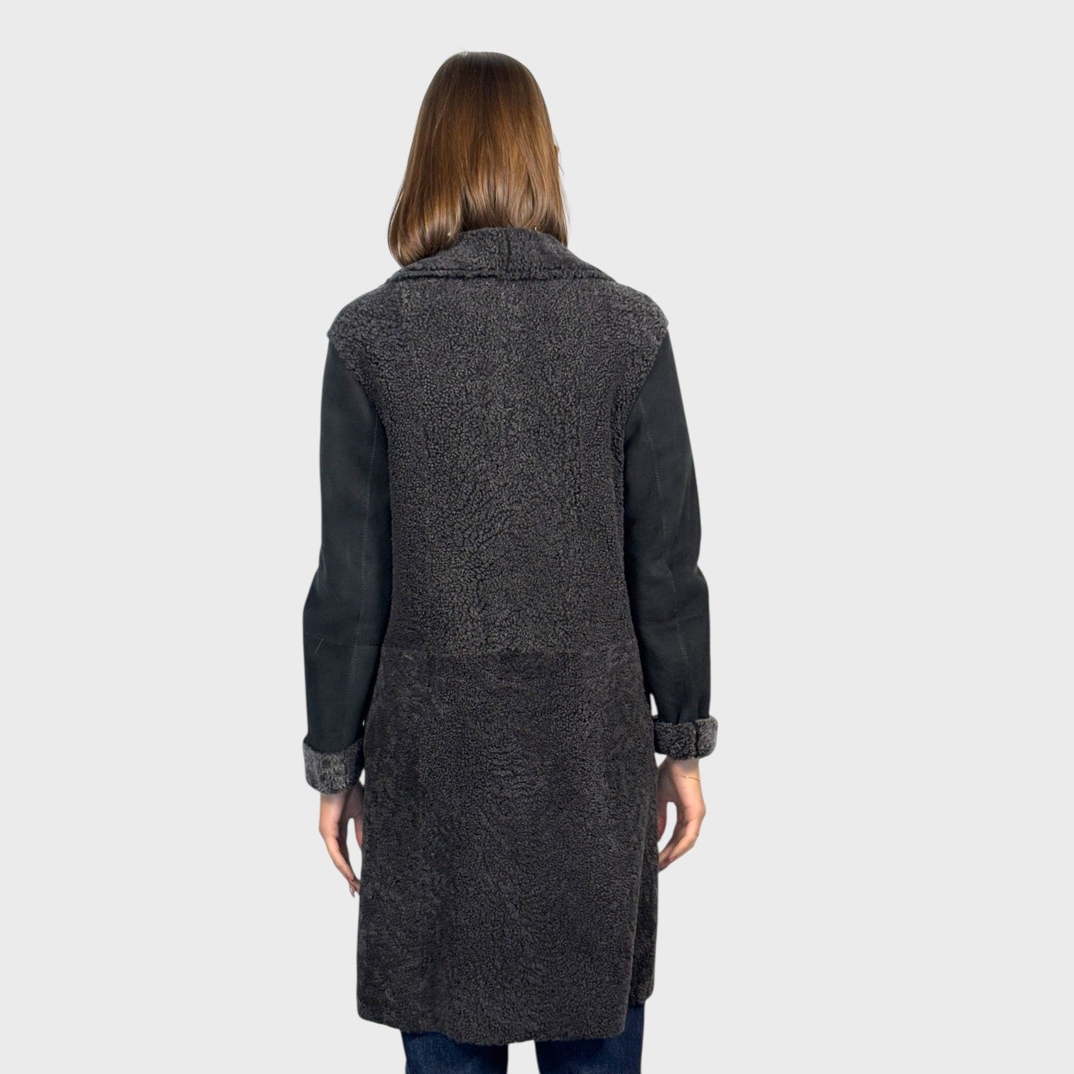 Black Brisa Shearling Jacket