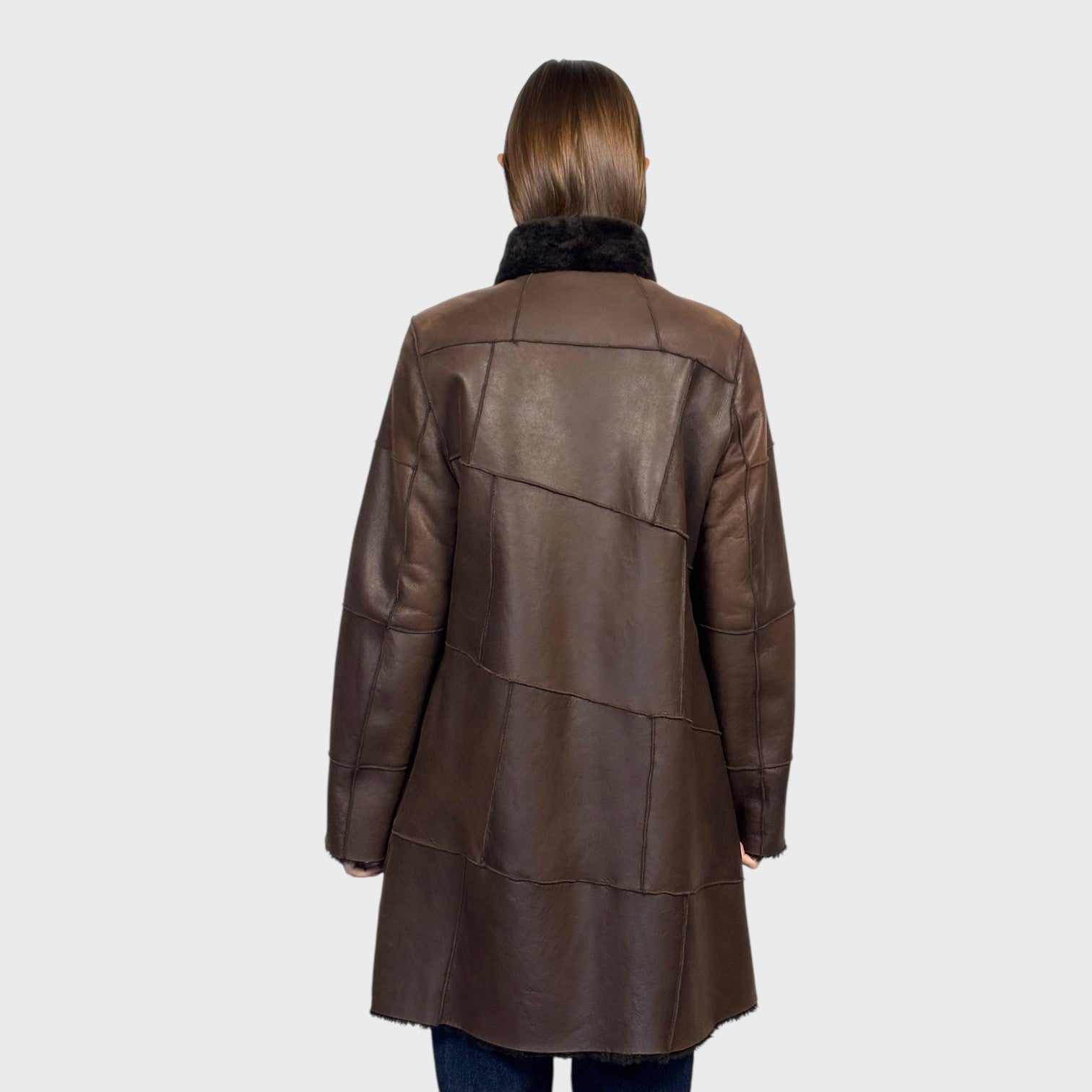Saddle Shearling Jacket - Reversible