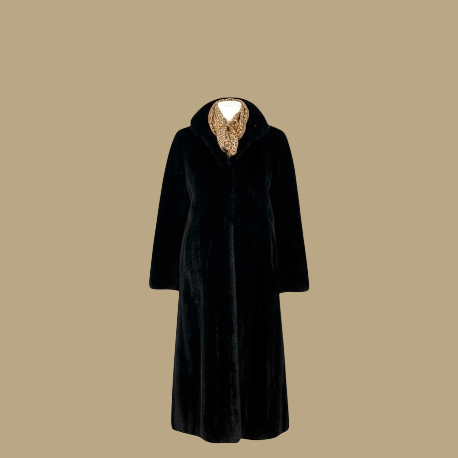 Dark Ranch Petite Mink coat