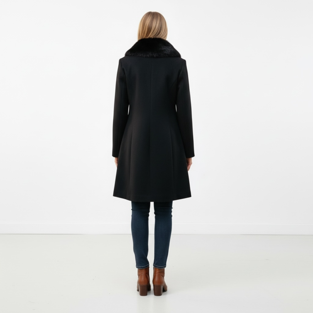 Loro Piana Superfine Wool Coat - Detachable Fox Collar
