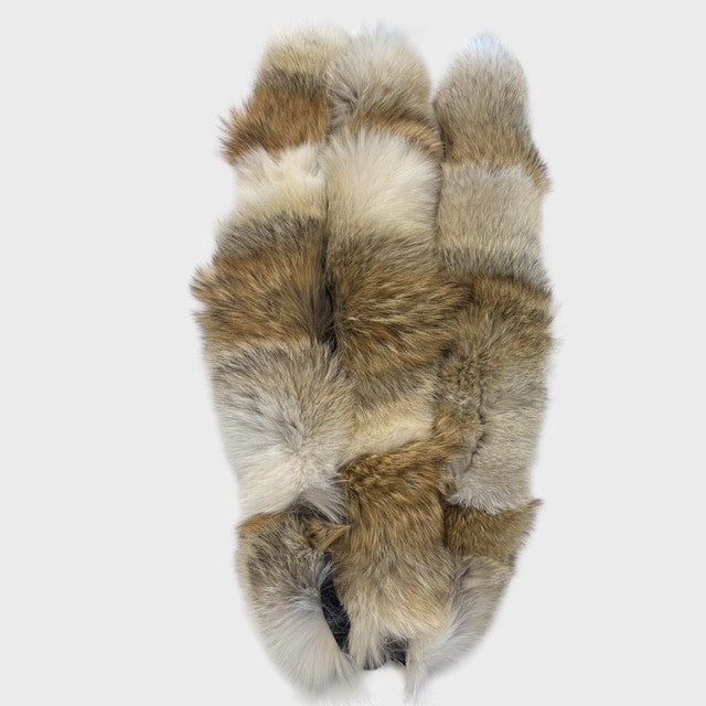 Coyote Fur Strip/Ruff For Parka Hood Replacement.