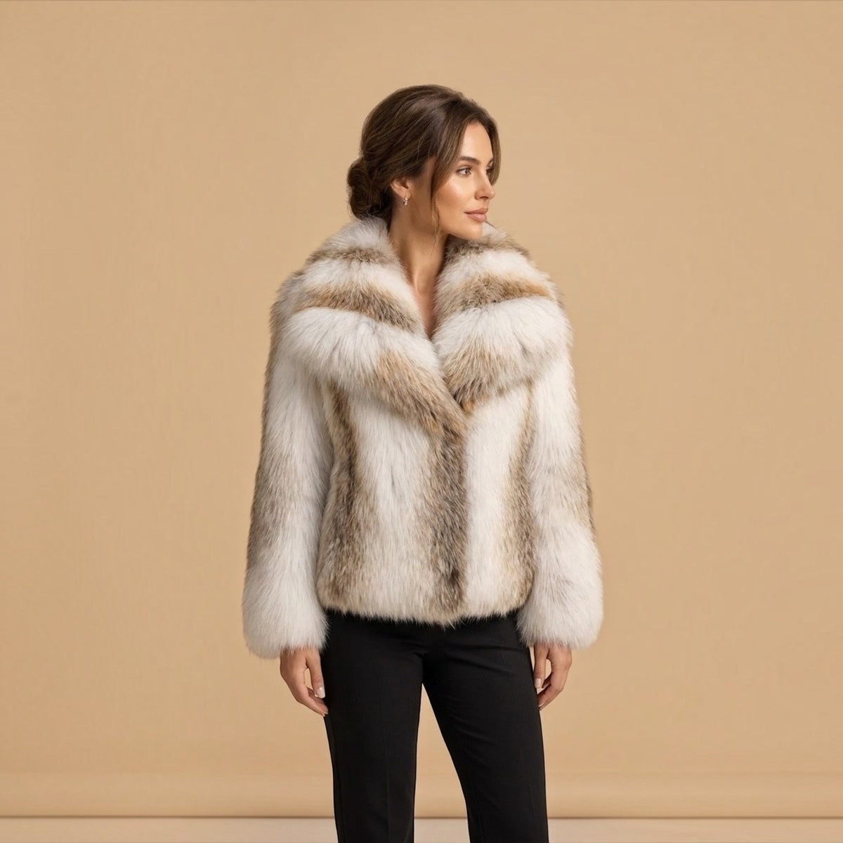 Natural Shadow Fawn Fox Jacket