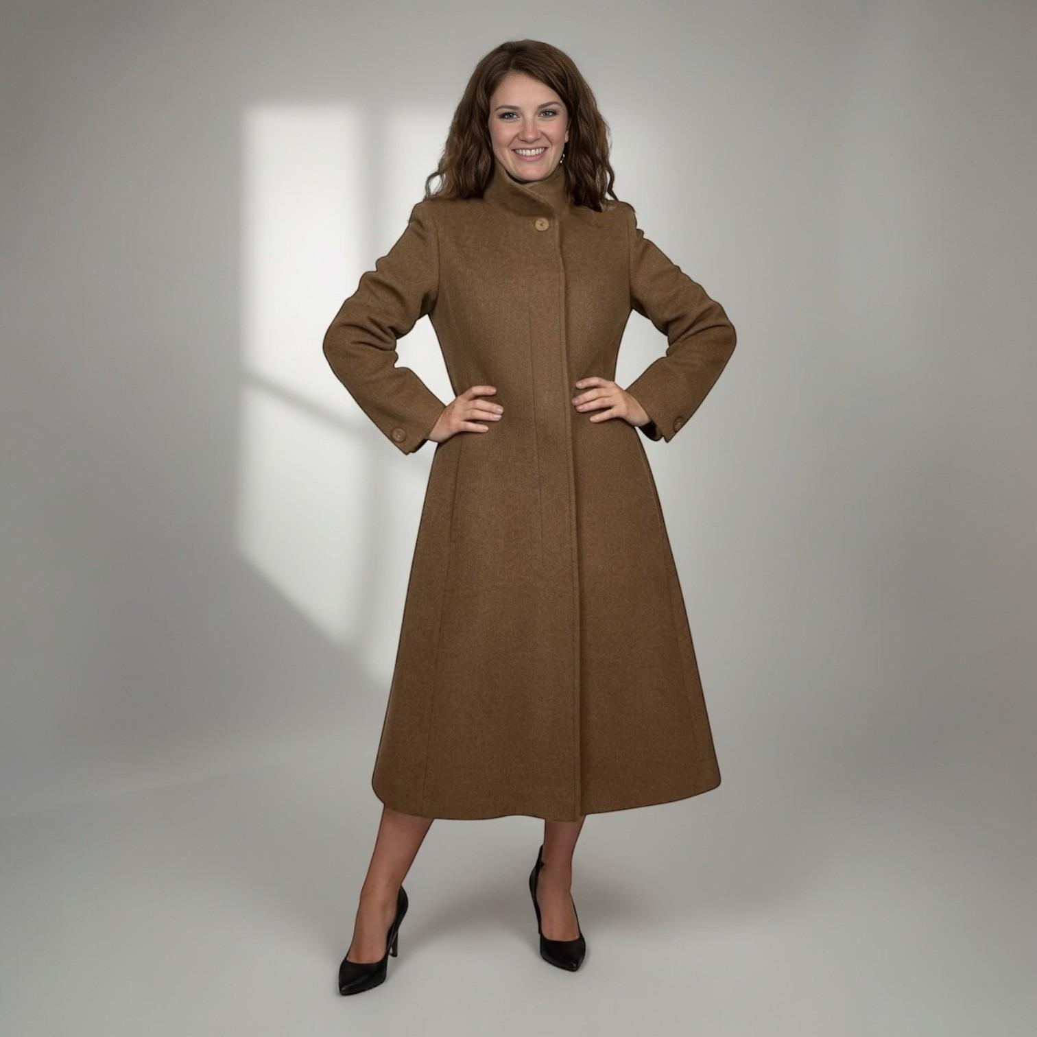 Cashmere and Wool Blend Coat