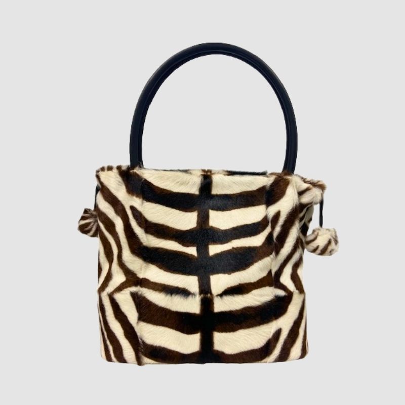 Animal Printed Cow Hide Purse