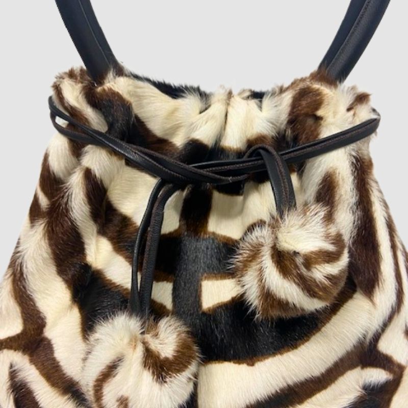 Animal Printed Cow Hide Purse