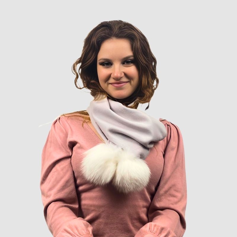 100% Cashmere Scarf 27cm wide by 180cm long