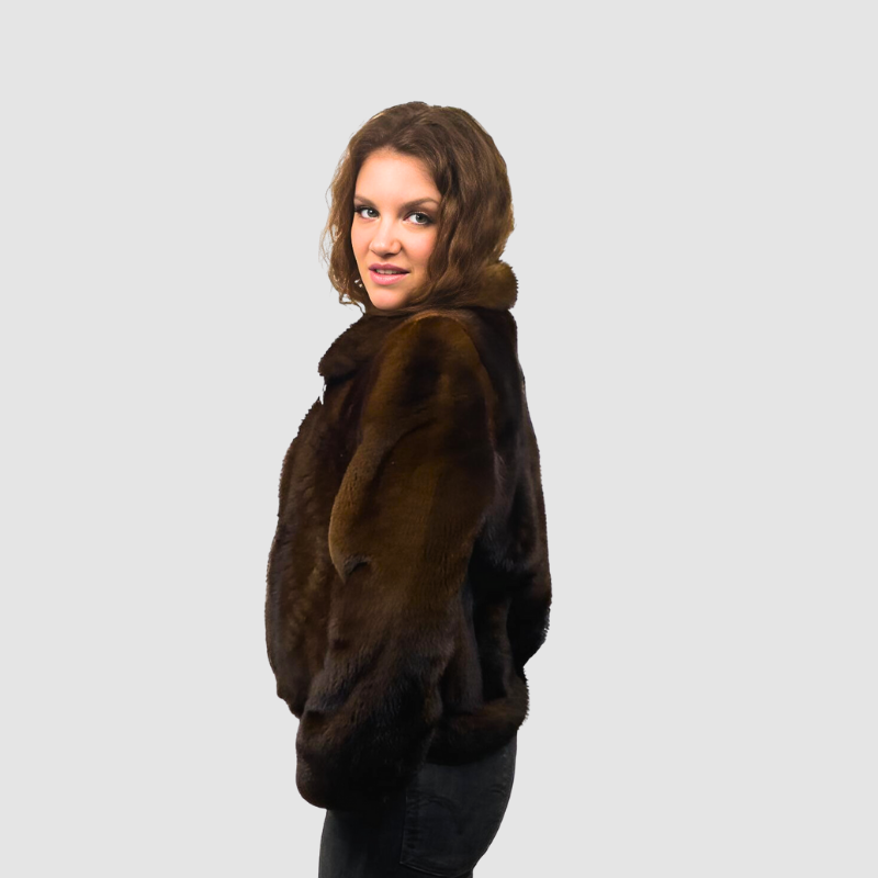 Mahogany Female Mink Jacket