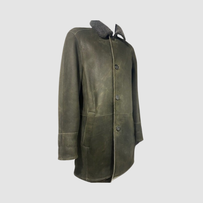 Men's Curly Shearling Jacket
