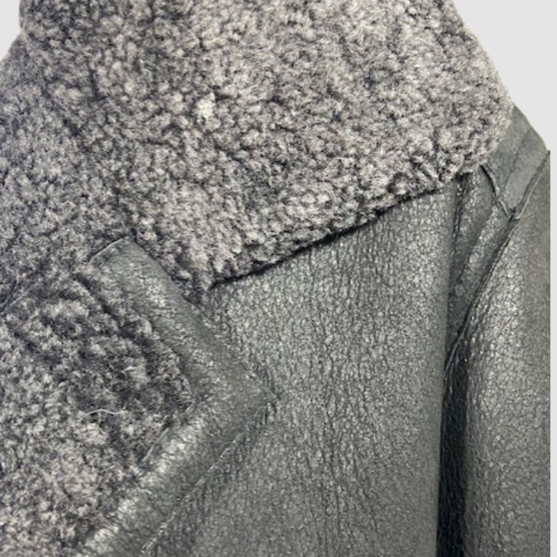 Men's Curly Shearling Jacket