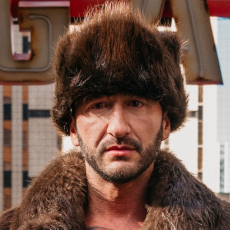 Men's Long Hair Beaver Hat
