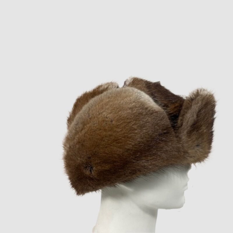 Men's Natural Muskrat Hat