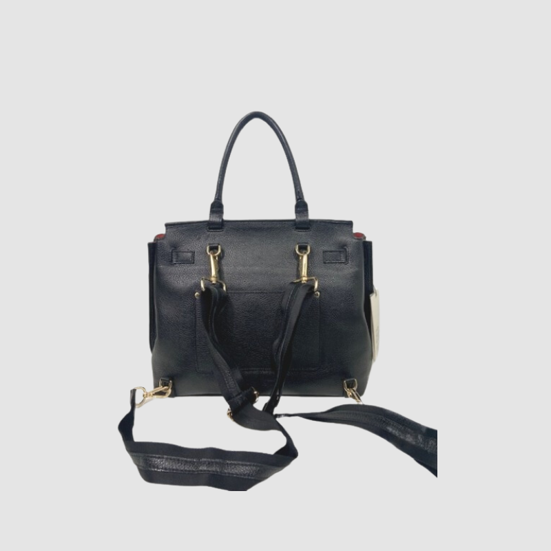 Mink & Leather Purse Convertible to Backpack
