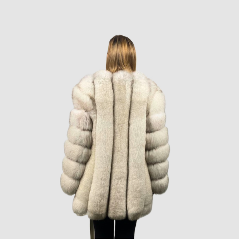 Natural Blue Fox Jacket