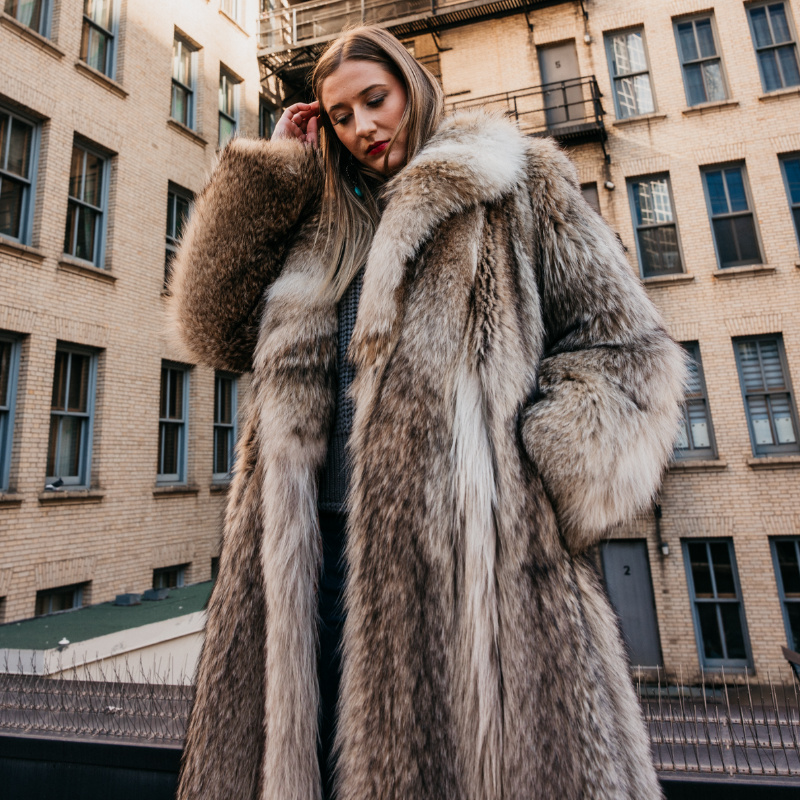 Natural Coyote Coat