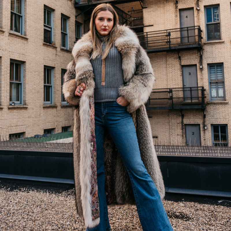 Natural Coyote Coat