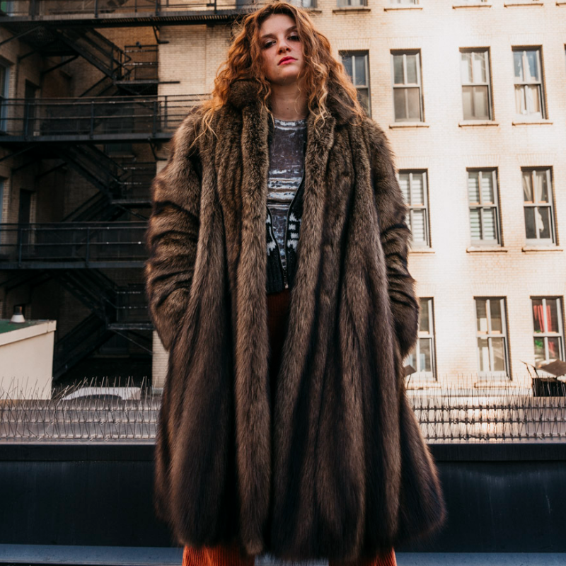 Natural Fisher 7/8 Coat