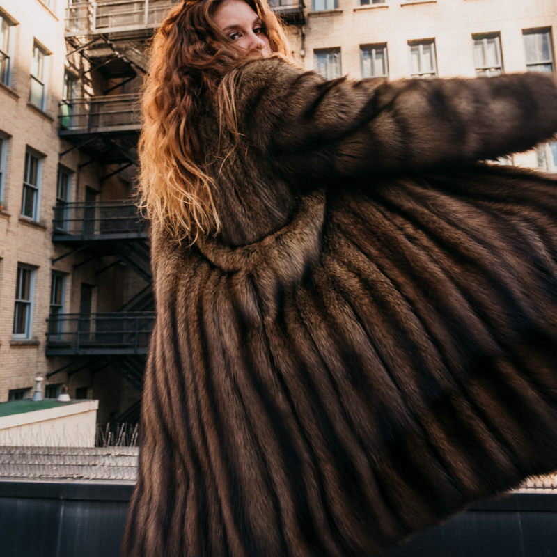 Natural Fisher 7/8 Coat