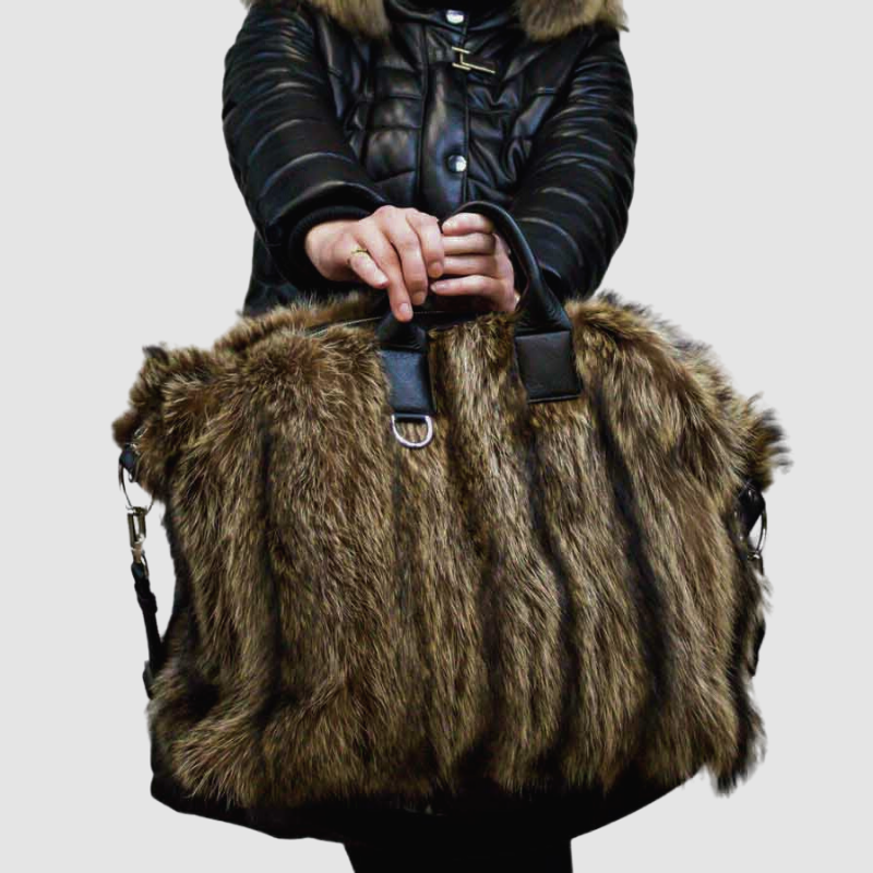 Raccoon Luxe Bag Leather Strap