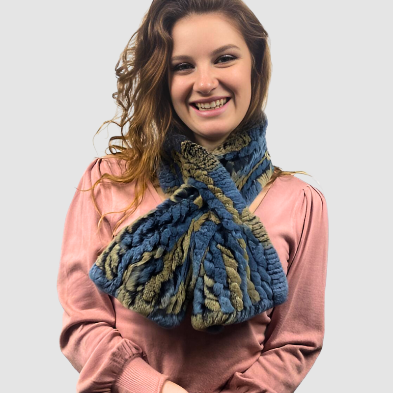 Rex Rabbit Knit Scarf