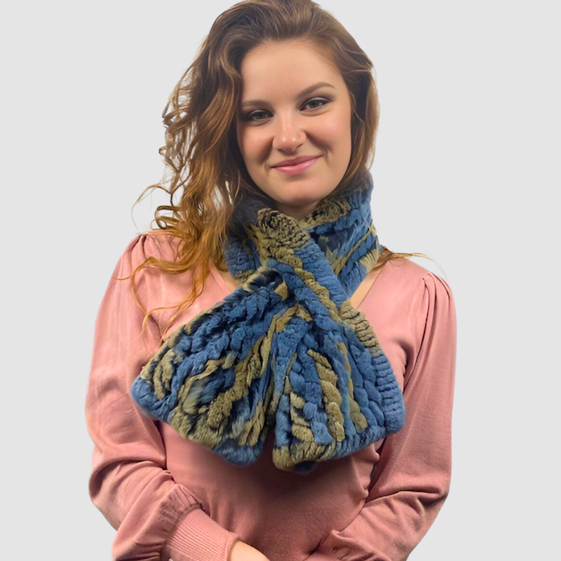 Rex Rabbit Knit Scarf