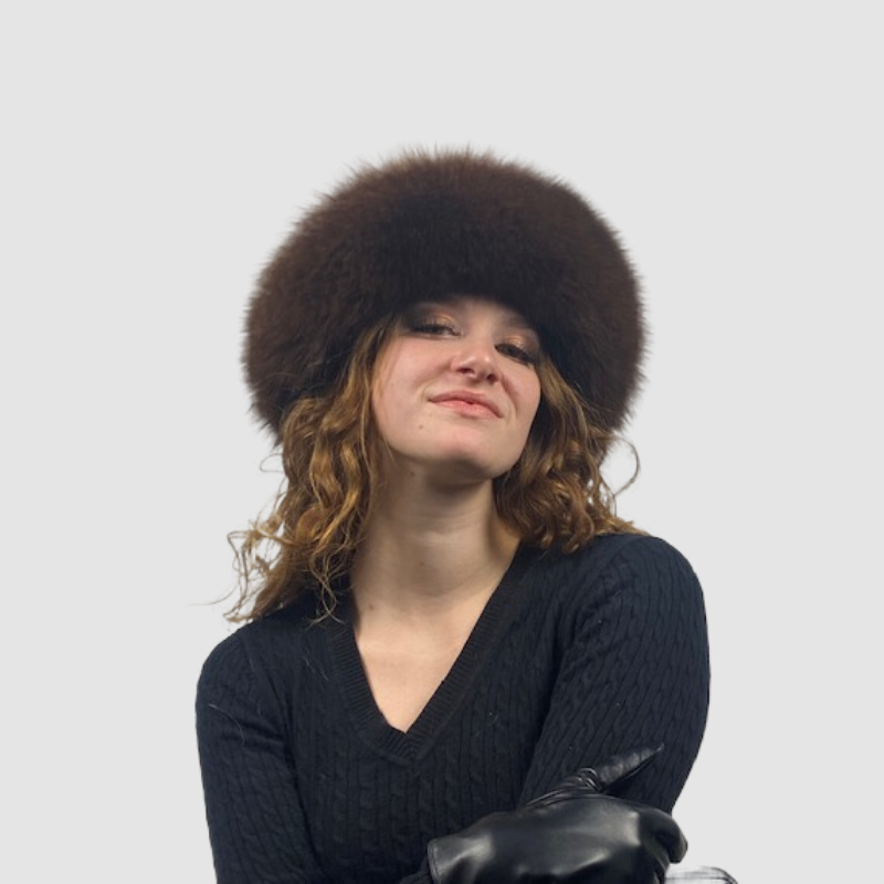 Sable Dyed Fox & Fur Felt Hat