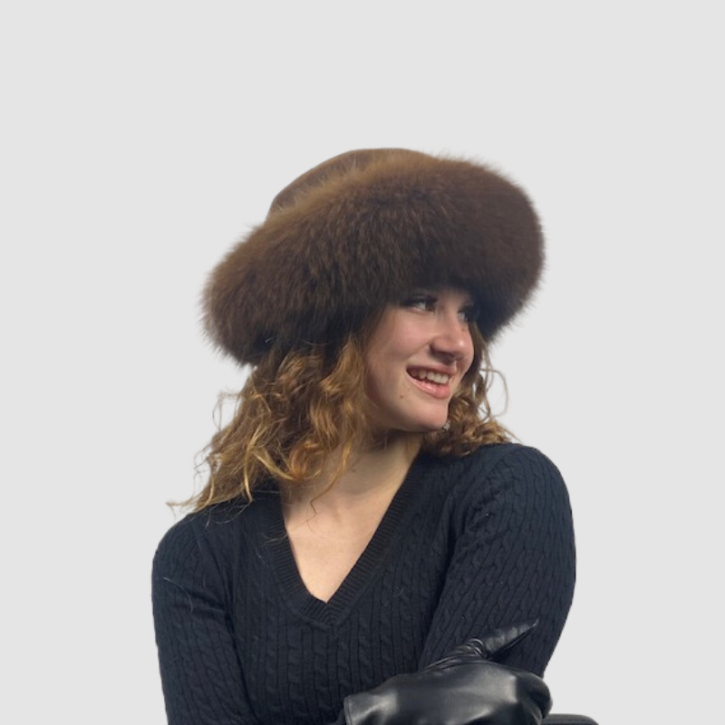 Sable Dyed Fox & Fur Felt Hat