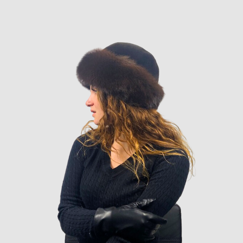 Sheared Mink & Fox Hat