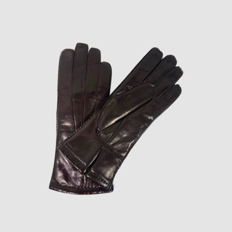 Women's Leather Gloves Lined with Shearling