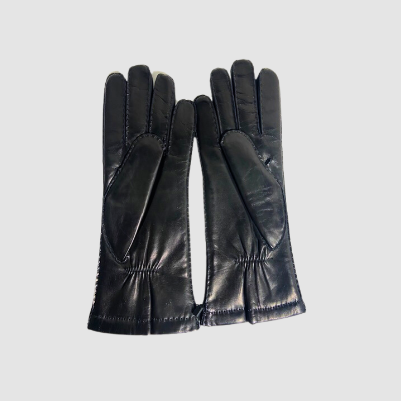 Women's Leather Gloves Lined with Shearling