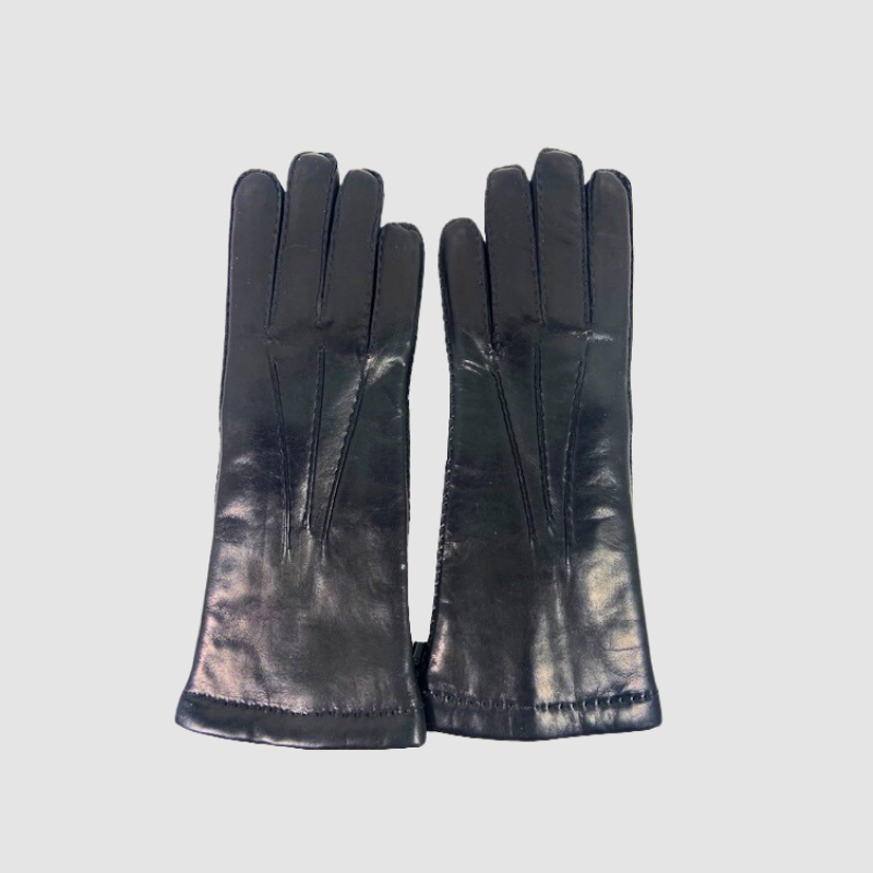 Women's Leather Gloves Lined with Shearling