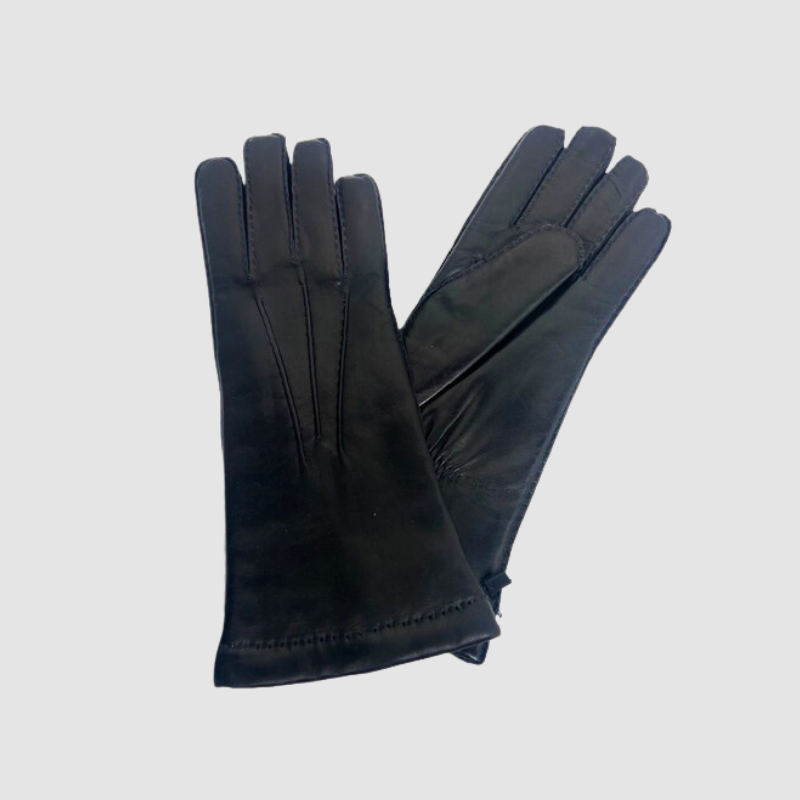 Women's Leather Gloves Lined with Shearling