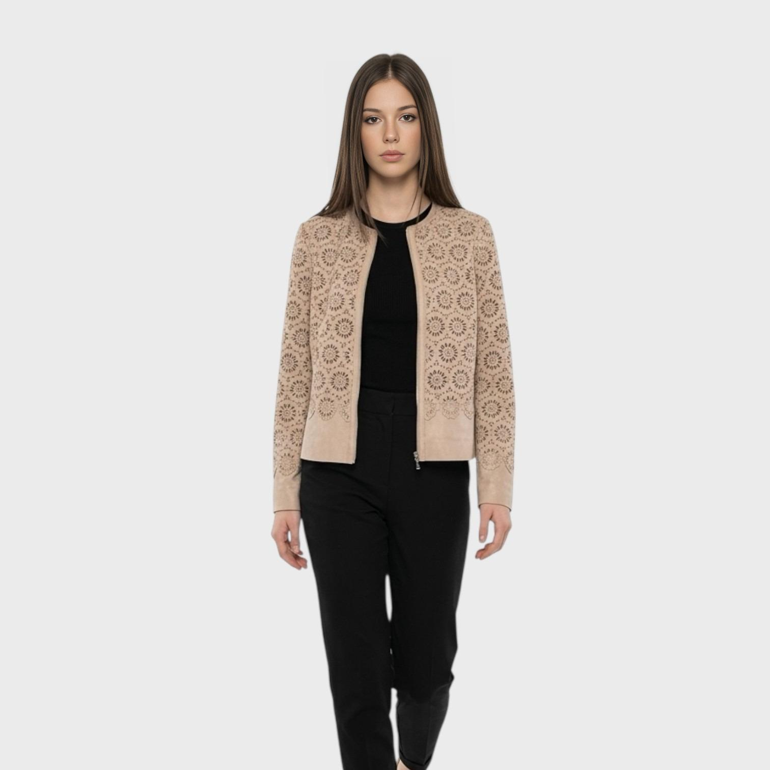 Lacey RF Leather Jacket