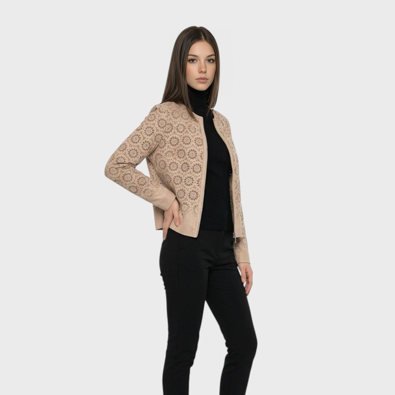 Lacey RF Leather Jacket