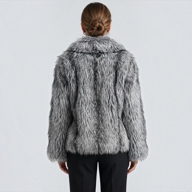 Natural Silver Fox Jacket