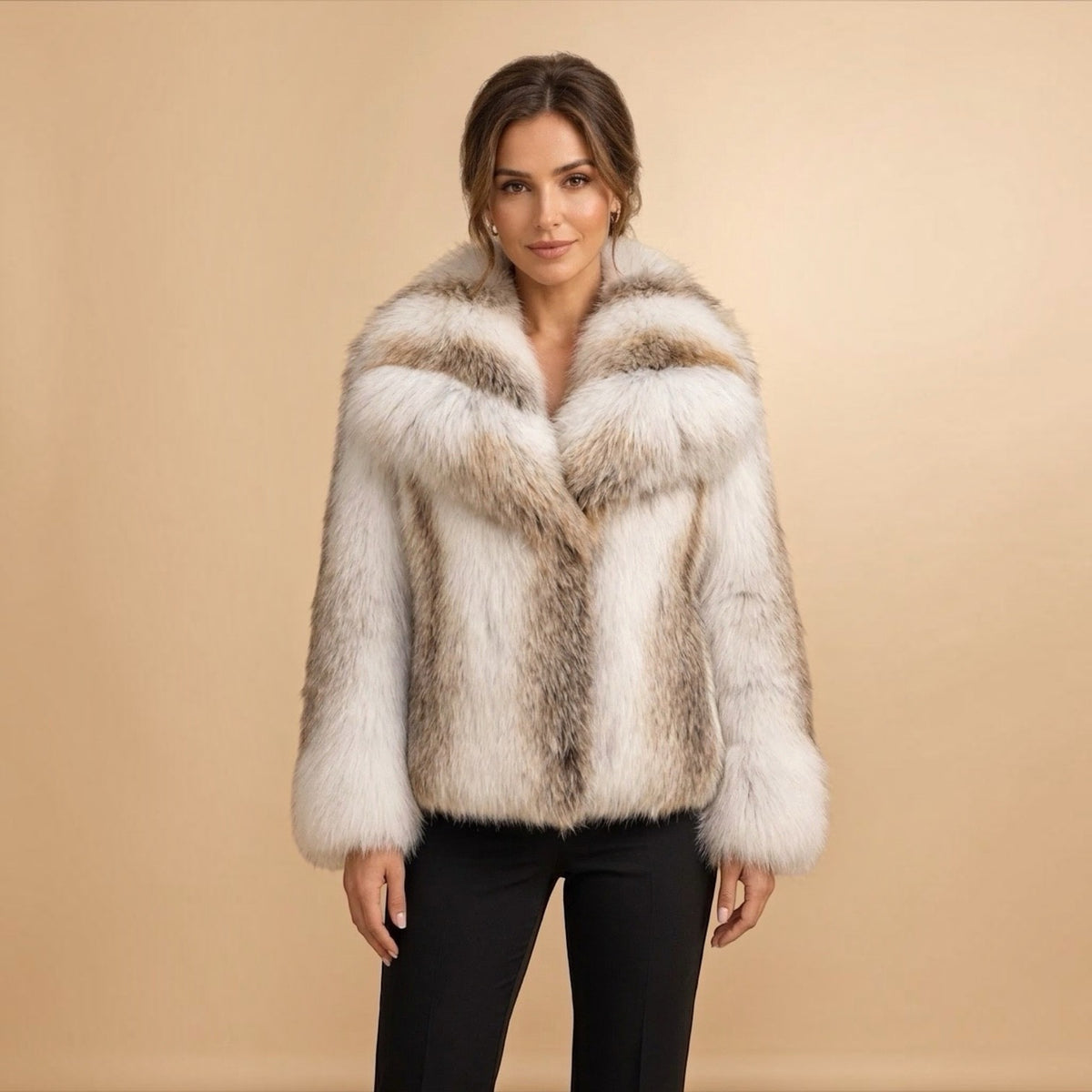 Natural Shadow Fawn Fox Jacket