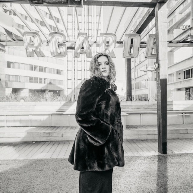 Black Mink Swing Style Jacket